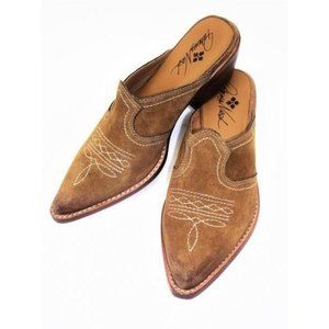 Patricia Nash Battista Leather Western Mule